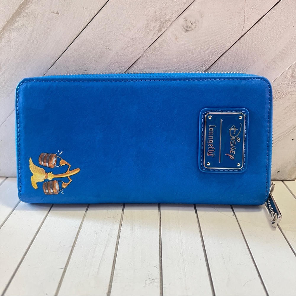 EUC Loungefly Blue Mickey wallet - Picture 3 of 10